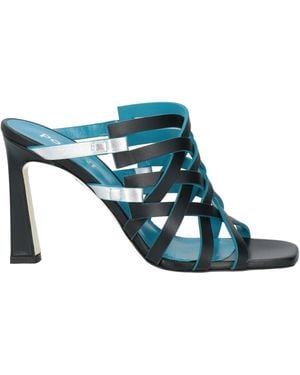 Pollini Sandals Calfskin - Blue