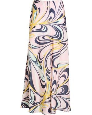 Emilio Pucci Maxi Skirt Silk - White