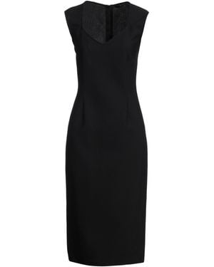 SEVENTY VENEZIA Midi Dress Polyamide, Elastane - Black