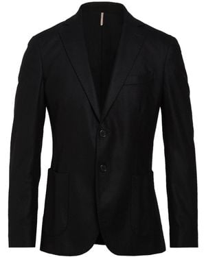 Santaniello Blazer Wool, Polyamide, Virgin Wool, Eco Polyester - Black