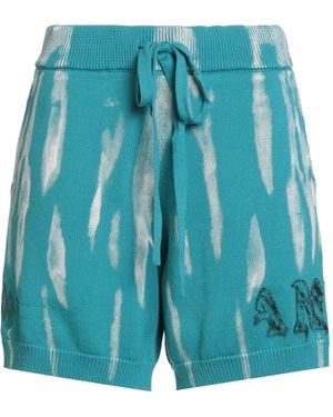Amiri Shorts & Bermuda Shorts Cotton, Cashmere - Blue