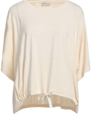 Herno Globe Cream T-Shirt Viscose, Elastane, Polyamide - Natural