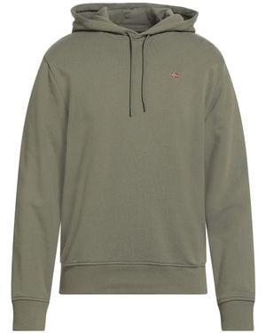 Napapijri Military Sweatshirt Cotton, Elastane - Green