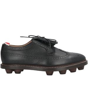 Thom Browne Lace-Up Shoes Leather - Black