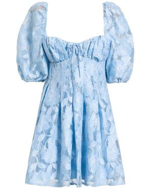 For Love & Lemons Mini Dress - Blue