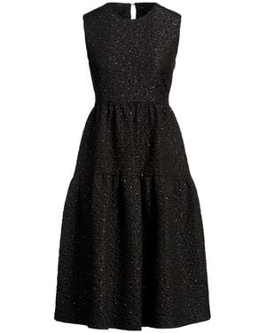 Maje Vestido Midi - Negro
