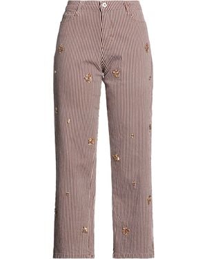 Please Trousers Cotton, Elastane - Brown
