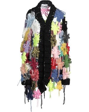 CAVIA Cardigan Textile Fibres - White