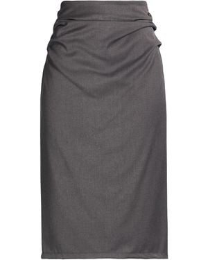 Souvenir Clubbing Midi Skirts - Grey