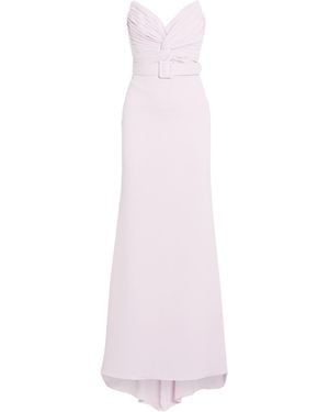 Badgley Mischka Vestito Lungo - Rosa