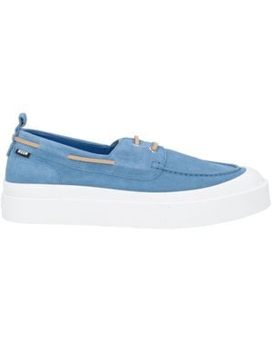 MSGM Sky Loafers Leather - Blue