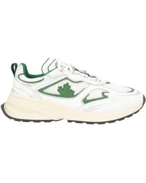 DSquared² Sneakers Calfskin, Textile Fibers - White