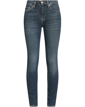7 For All Mankind Jeans Cotton, Modal, Elastomultiester, Elastane - Blue