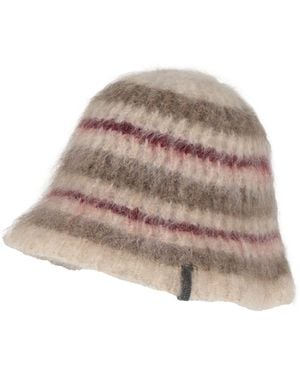 Brunello Cucinelli Hat Mohair Wool, Polyamide, Wool - Gray