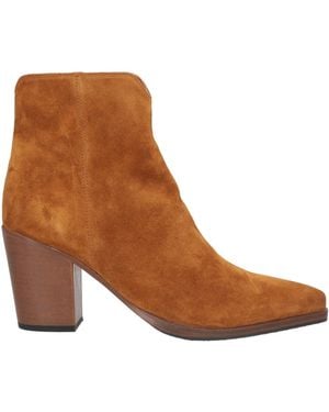 Bruno Premi Tan Ankle Boots Leather - Brown