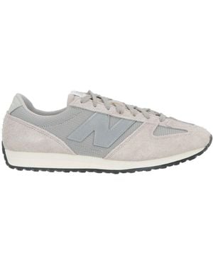 New Balance Light Sneakers Leather, Textile Fibers - White