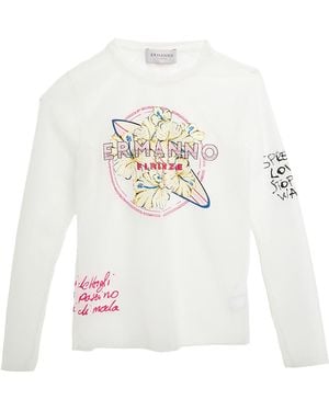 ERMANNO FIRENZE Top Polyamide - White
