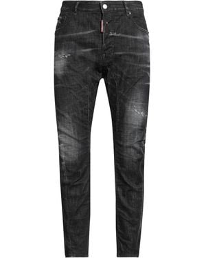 DSquared² Jeans Cotton, Elastane, Calfskin - Gray