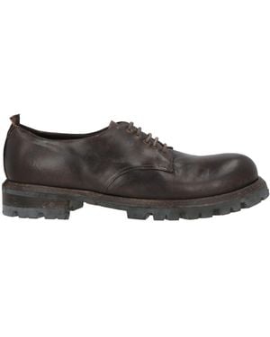 shotof Lace-Up Shoes Leather - Gray