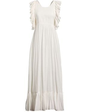 Laurence Bras Robe Longue - Blanc
