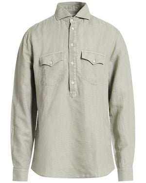 Brunello Cucinelli Shirt Linen, Cotton - Grey
