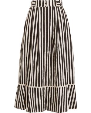 MAX&Co. Midi Skirt - White