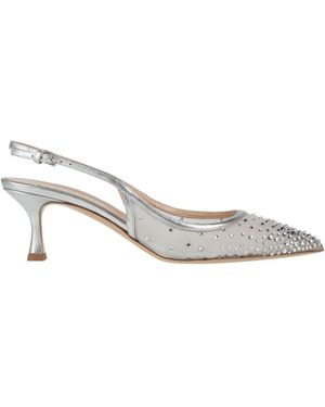Ninalilou Pumps Leather, Textile Fibers - White