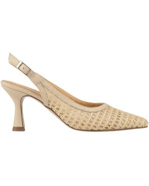 CTWLK Ivory Pumps Leather, Textile Fibers - Natural