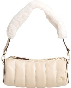 MANU Atelier Ivory Handbag Calfskin - Natural