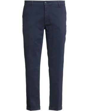 RE_HASH Midnight Trousers Cotton, Elastane - Blue