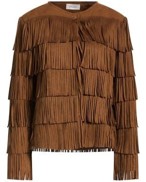Motel Jacket Polyester, Elastane - Brown