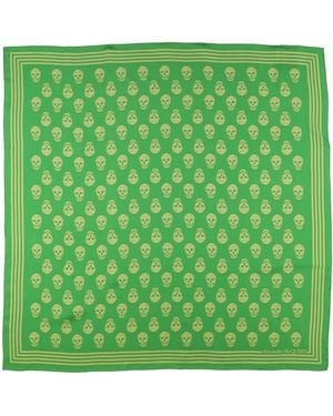 McQueen Scarf Silk - Green