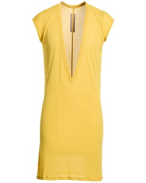 Rick Owens T-Shirt Viscose, Silk - Yellow