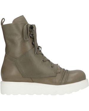 Ixos Military Ankle Boots Leather - Green