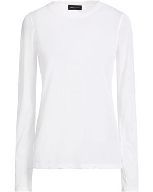 Roberto Collina T-Shirt Cotton, Polyamide - White