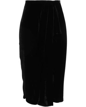 HANAMI D'OR Midi Skirt - Black