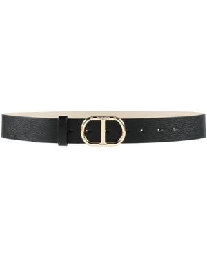 Twinset Belt Regenerated Leather, Polyester, Polyurethane - Black