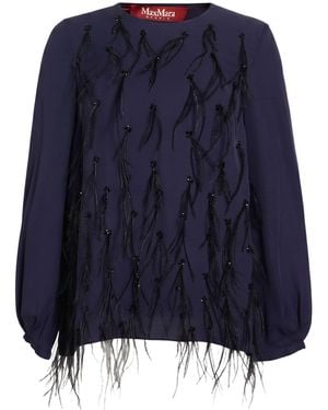 Max Mara Top - Blau