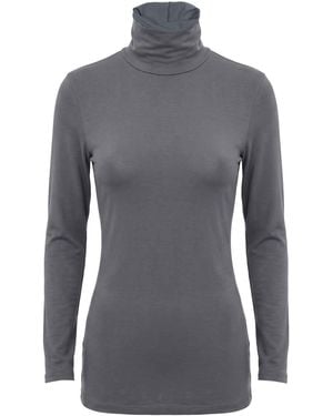 European Culture T-Shirt Cotton, Rubber - Gray