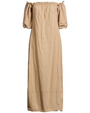 Rebel Queen Maxi Dress Cotton - Natural
