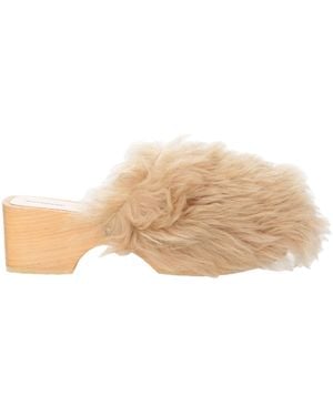 Liviana Conti Mules & Clogs Shearling - Natural