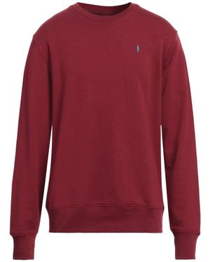 WALTBAY® Burgundy Sweatshirt Organic Cotton, Recycled Polyester - Red