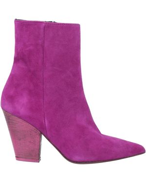 NCUB Ankle Boots Leather - Purple