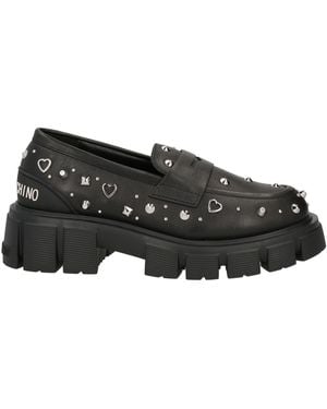 Love Moschino Loafers Calfskin - Black