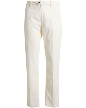 Yan Simmon Pants Cotton, Lyocell, Elastane - White