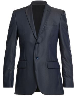 Manuel Ritz Midnight Blazer Wool, Polyester - Blue
