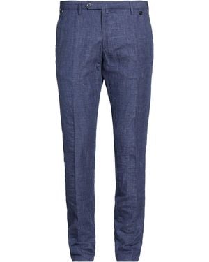 AT.P.CO Pants Linen, Elastane - Blue