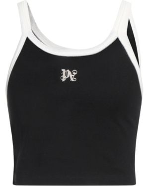 Palm Angels Tank Top - Black