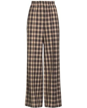 Sea Sand Pants Polyester, Virgin Wool, Elastane - Natural