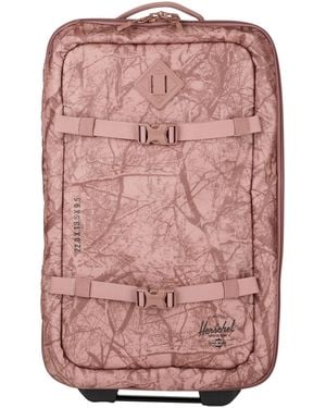 Herschel Supply Co. Antique Rose Wheeled Luggage Recycled Polycarbonate, Polycarbonate - Pink